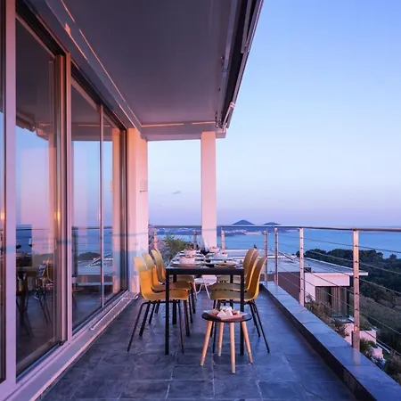 Luxury Dubrovnik Dream With Private Pool And Sea View Near The In Orasac - Dubrovnik *
