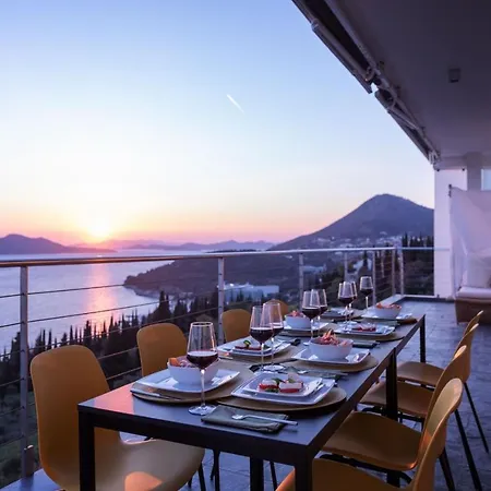 Luxury Dubrovnik Dream With Private Pool And Sea View Near The In Orasac - Dubrovnik Villa *